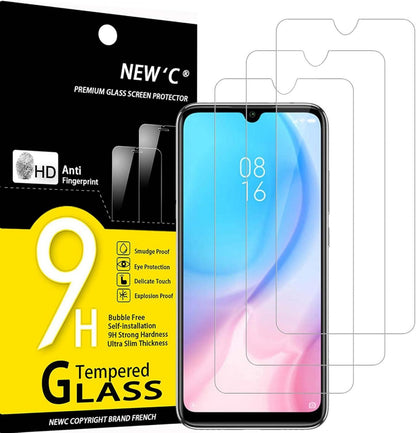 Panzer Schutzglas für Xiaomi Mi A3, 3er Pack, 9H Härte