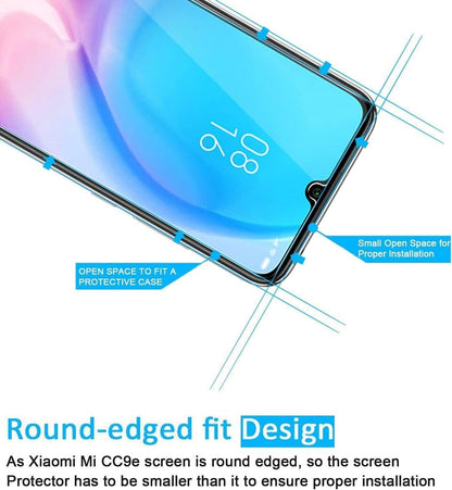 Panzer Schutzglas für Xiaomi Mi A3, 3er Pack, 9H Härte