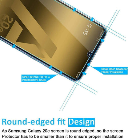 Panzer Schutz Glas Samsung Galaxy A20e 3er Pack 9H Ultra-klar