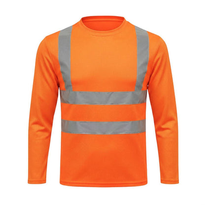 Warnschutz T-Shirt XXL Orange – Atmungsaktiv & Reflektierend