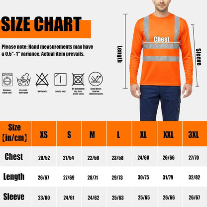 Warnschutz T-Shirt XXL Orange – Atmungsaktiv & Reflektierend