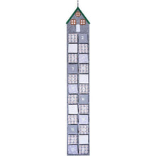 XXL Adventskalender Filz Grau 145cm Weihnachten DIY