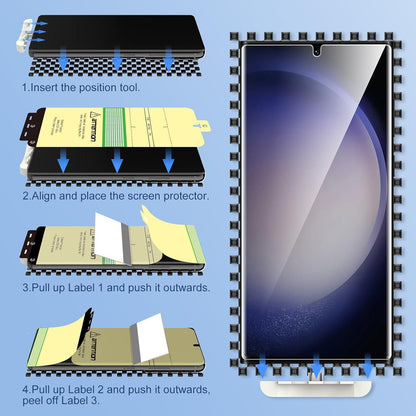 Panzerfolie Samsung Galaxy S23 Ultra TPU Schutzfolie 3 Stück Displayfolie KLAR