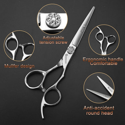 6-Zoll Friseurschere Set Edelstahl – Professionelle Haarschere