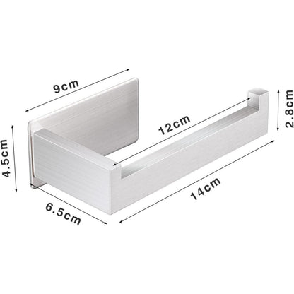 Toilettenpapierhalter ohne Bohren Edelstahl Selbstklebend