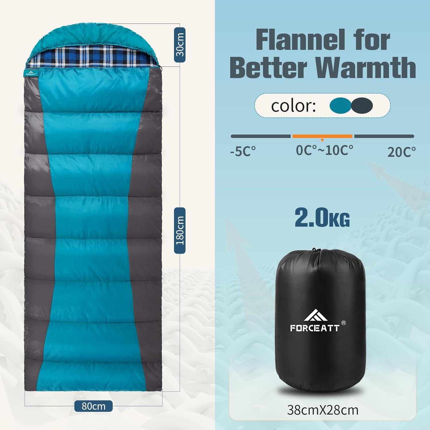 Forceatt Schlafsack Winter -5 bis -20