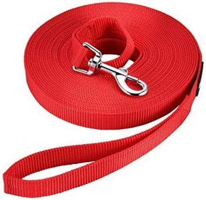 Schleppleine Hunde Nylon Trainingsleine D-Karabiner Griffpolster 5m