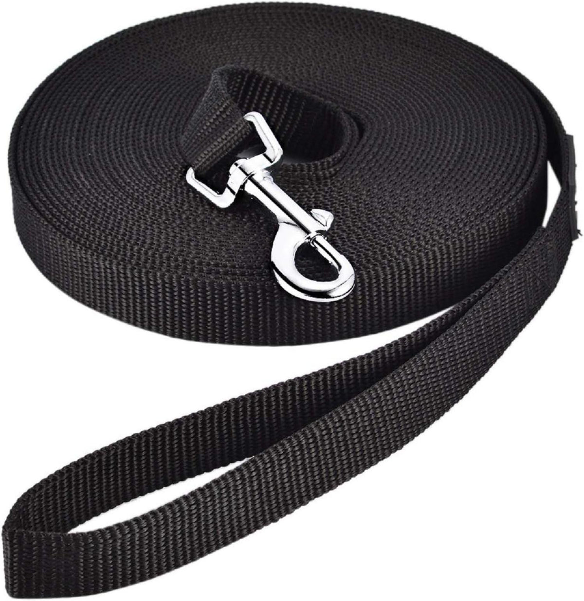 HAPPY HACHI Schleppleine Nylon Hundeleine 5m Schwarz