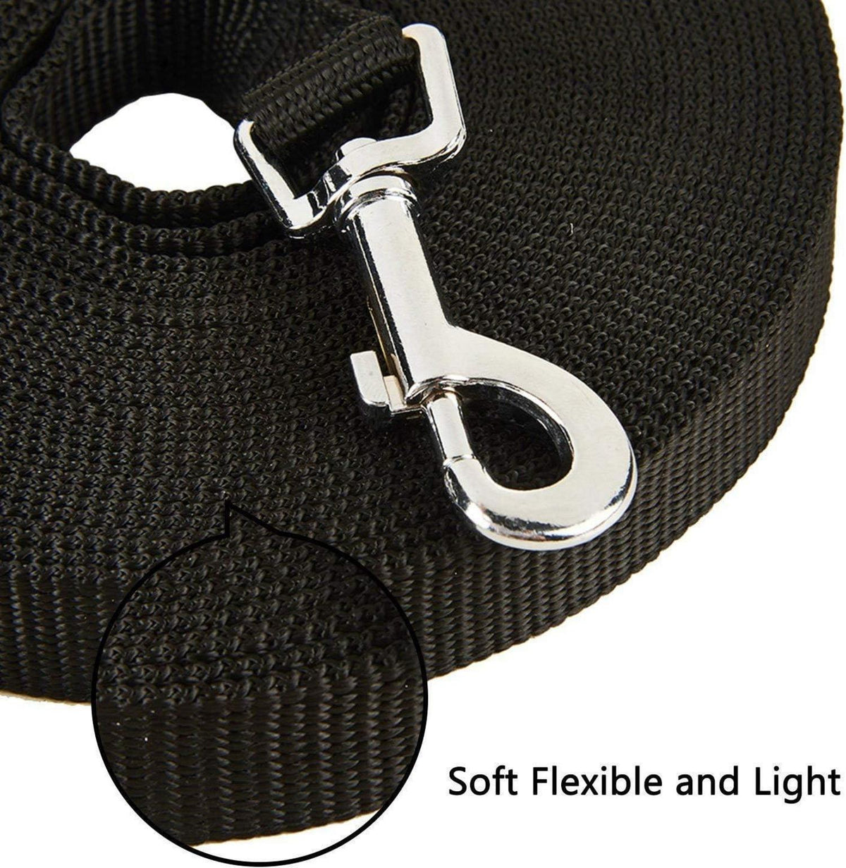 Schleppleine für Hunde 5m Nylon Robust Wetterfest Trainingsleine