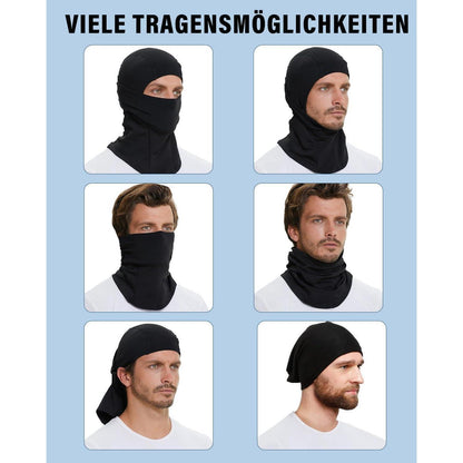Sturmhaube Balaclava | Winterhaube für Ski, Fahrrad & Motorrad, Schwarz