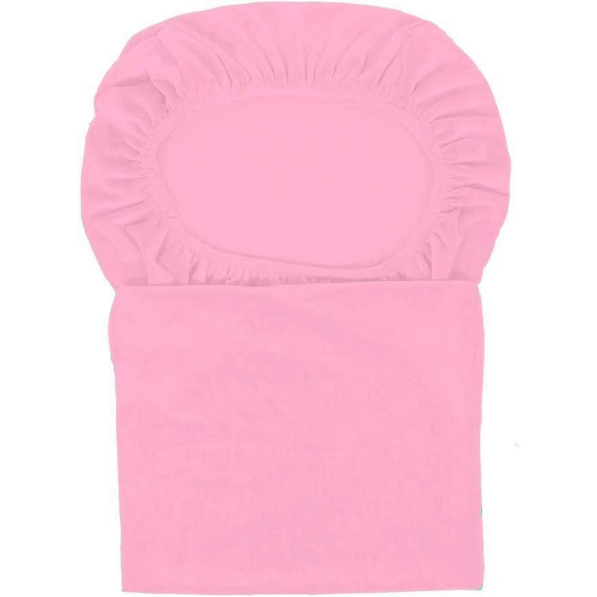Stretchy Stuhlbezüge Rosa, 6er Set (Groß) – Samt, Elastisch