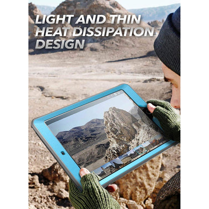 Robuste Schutzhülle für iPad 10.2 mit Ständer & Displayschutz, Blau