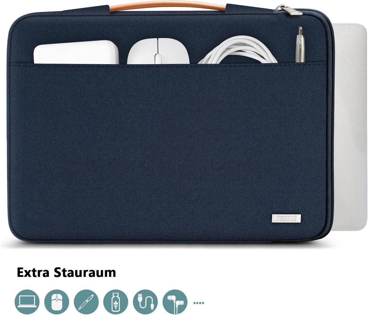 TECOOL 14 Zoll Laptop Tasche Hülle Schutzhülle Dunkelblau