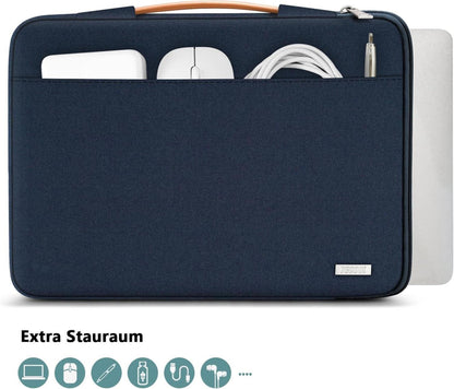 TECOOL 14 Zoll Laptop Tasche Hülle Schutzhülle Dunkelblau
