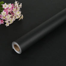 Selbstklebende Schwarze Tapete Abnehmbar 40x500cm für Wohnzimmer