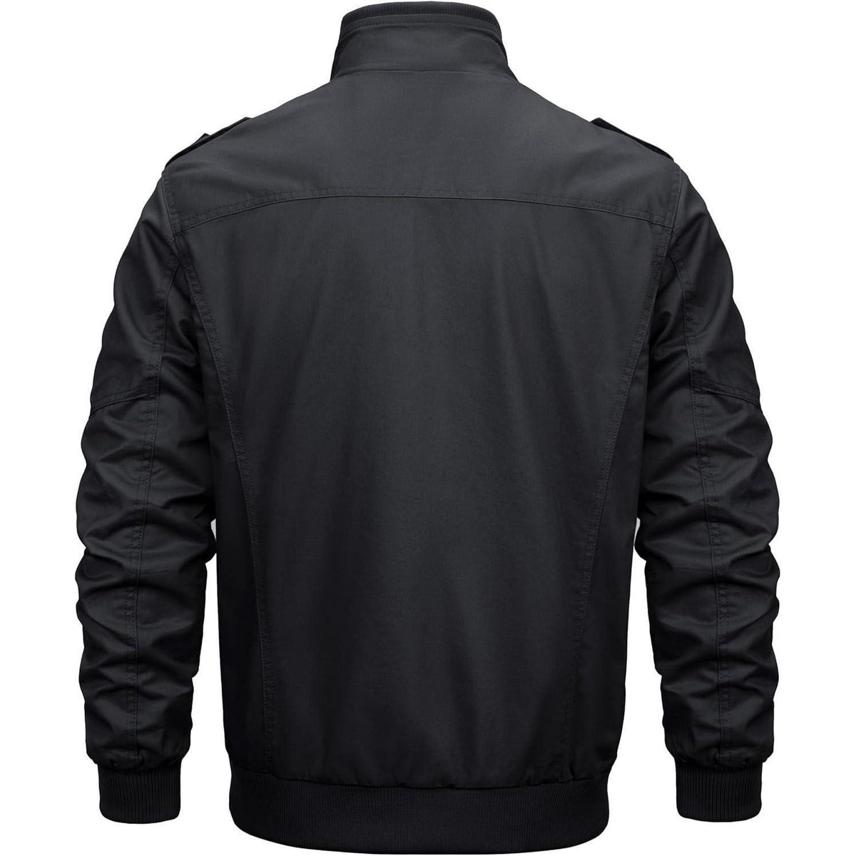 Herren Winterjacke warm gefüttert mit vielen Taschen XXL Schwarz