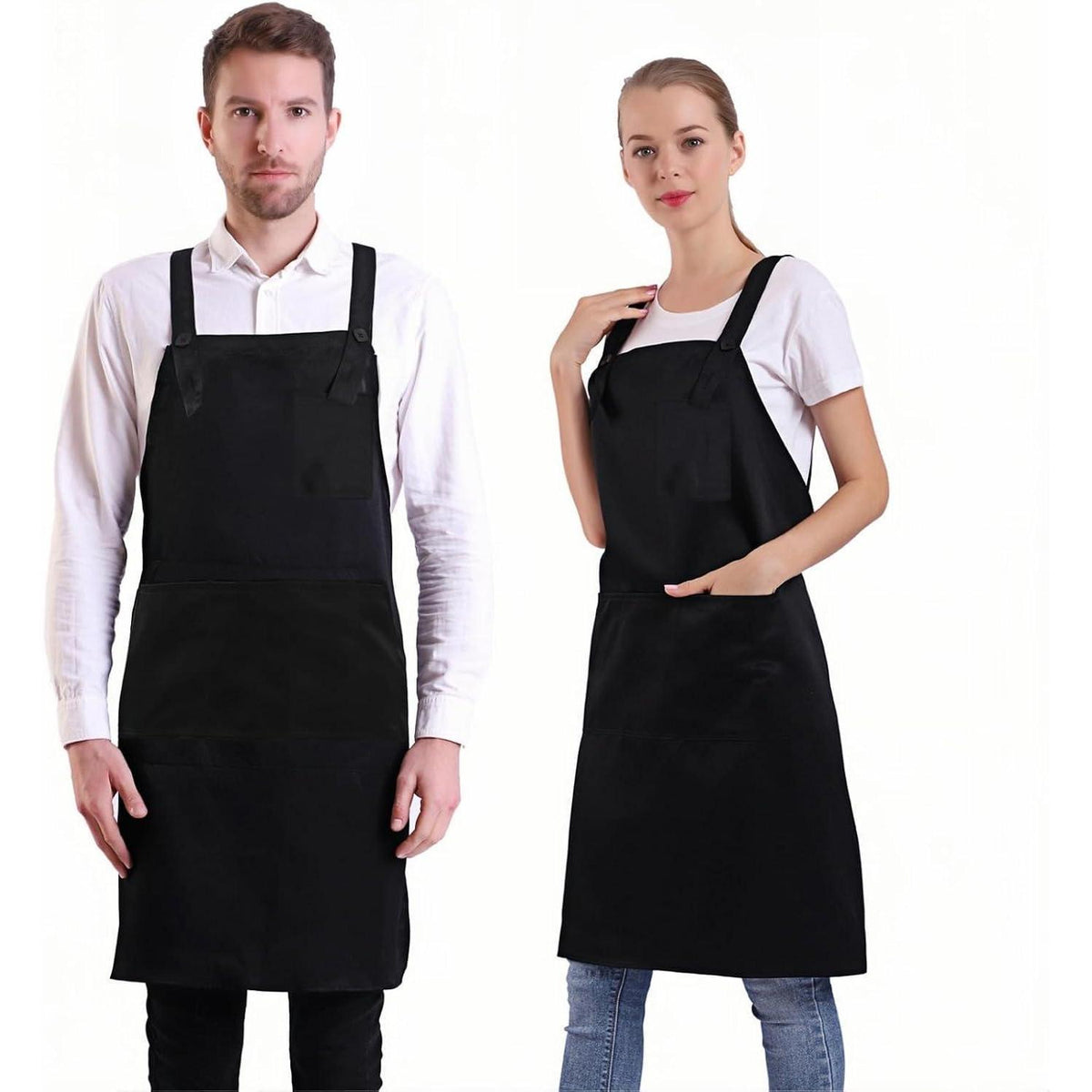 Schürze mit Tasche – Verstellbar & Bequem für Küche & Kochen