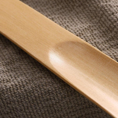 2er Pack Holz Schuhlöffel mit Lederseil für Mann Frau Kind