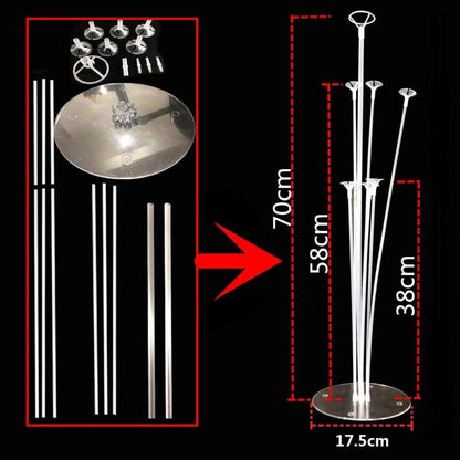 Ballon Stand Kit 4 Stück Luftballons Ständer Halter Hochwertig