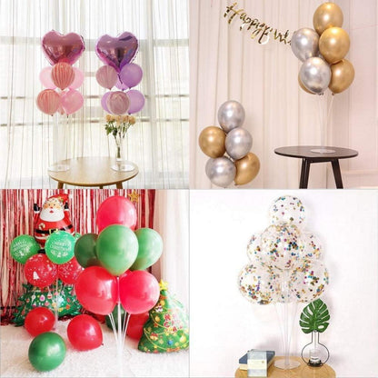 Ballon Ständer Kit 4er Set Luftballons Halter Weihnachten Party Hochzeit