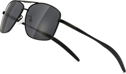 Polarisierte Herren Sonnenbrille Metallrahmen für Angeln Driving Golf