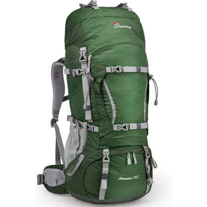 70L Trekkingrucksack Innenrahmen für Herren Damen, Camping