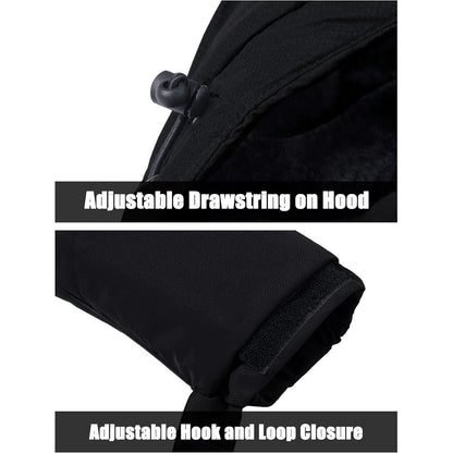 Herren Winter Skijacke Fleece Softshelljacke Wasserdicht 3XL