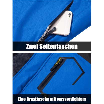 Herren Winter Skijacke Fleece Gefüttert Outdoor Wasserdicht