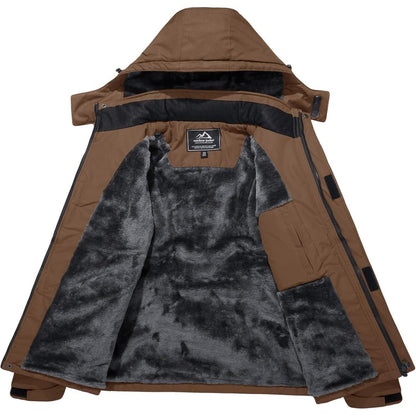 Herren Winter Skijacke Fleece Softshelljacke Kapuze 3XL