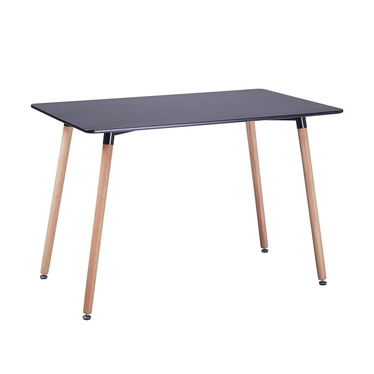 Rechteckiger Esstisch Schwarz – Skandinavisch & Modern 110x70cm