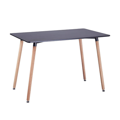 Rechteckiger Esstisch Schwarz – Skandinavisch & Modern 110x70cm
