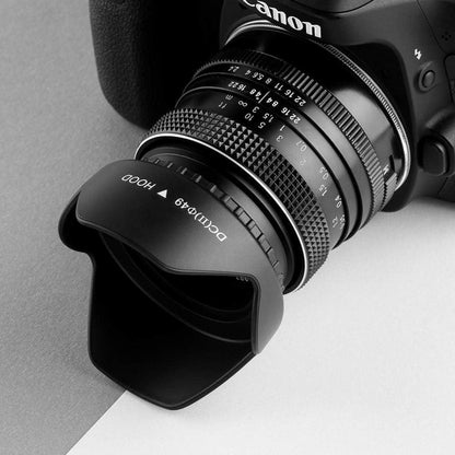 62mm Gegenlichtblende Set für Canon Nikon Sony Kamera