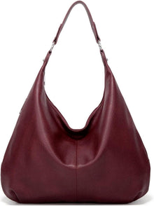 Vintage PU Leather Tote Bag with Zipper for Women
