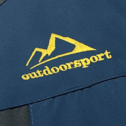 Herren Fleecejacke Winter Warm Gefüttert Skijacke Blau 3XL