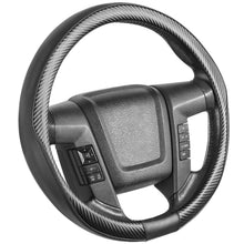 Lenkradhülle Kohlefaser 39,5-41cm Groß für F150 F250 in Lederoptik