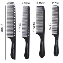 11-teiliges Haarkamm Set in Schwarz für Männer und Frauen