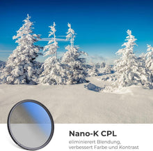 55mm Slim Zirkularer Polfilter Polarisationsfilter CPL
