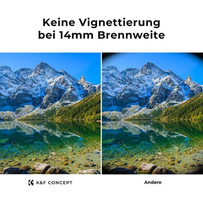 K&F Concept Pro 72mm Slim Zirkularer Polfilter CPL Optisches