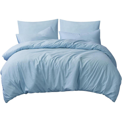 Bettwäsche Set 200x200 Blau mit