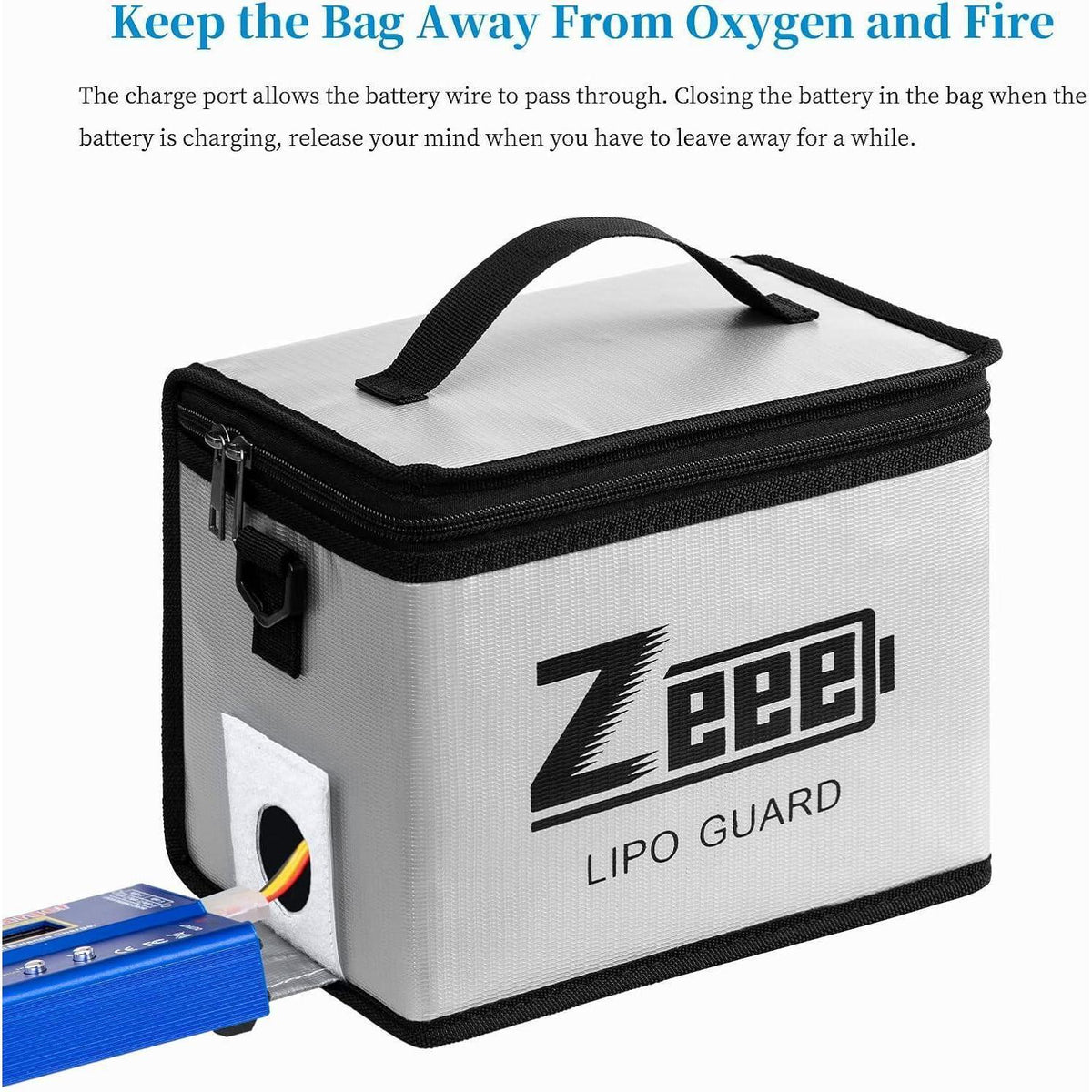 Feuerfeste Lipo-Akku-Aufbewahrungsbox für sicheres Laden & Transport