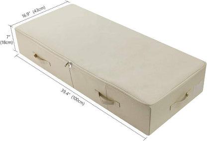 Großes Format Unterbett Aufbewahrungsbox mit Deckel - Schuhe