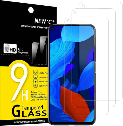 Panzer Schutzglas Huawei nova 5T 3er Set 9H Härte HD 0.33mm Klar