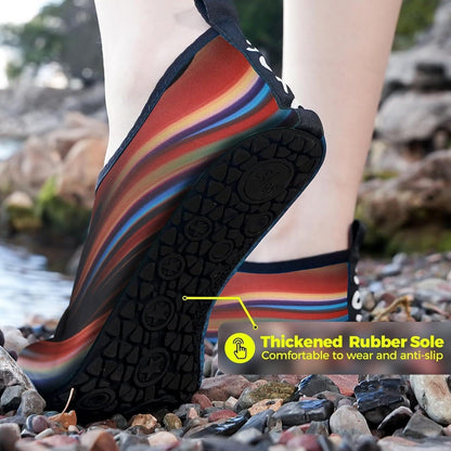 Wasserschuhe Unisex Schnelltrocknend mit Rutschfester Sohle