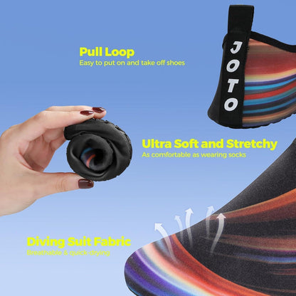 Wasserschuhe Unisex Schnelltrocknend mit Rutschfester Sohle