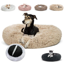 Plüsch Hundebett Groß – Waschbar, Rutschfest, Beige