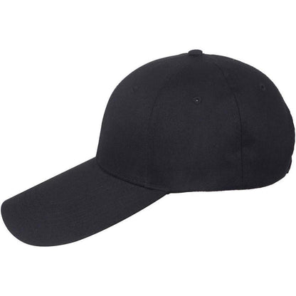 Baumwoll Baseball Cap – Verstellbare Kappe Schwarz