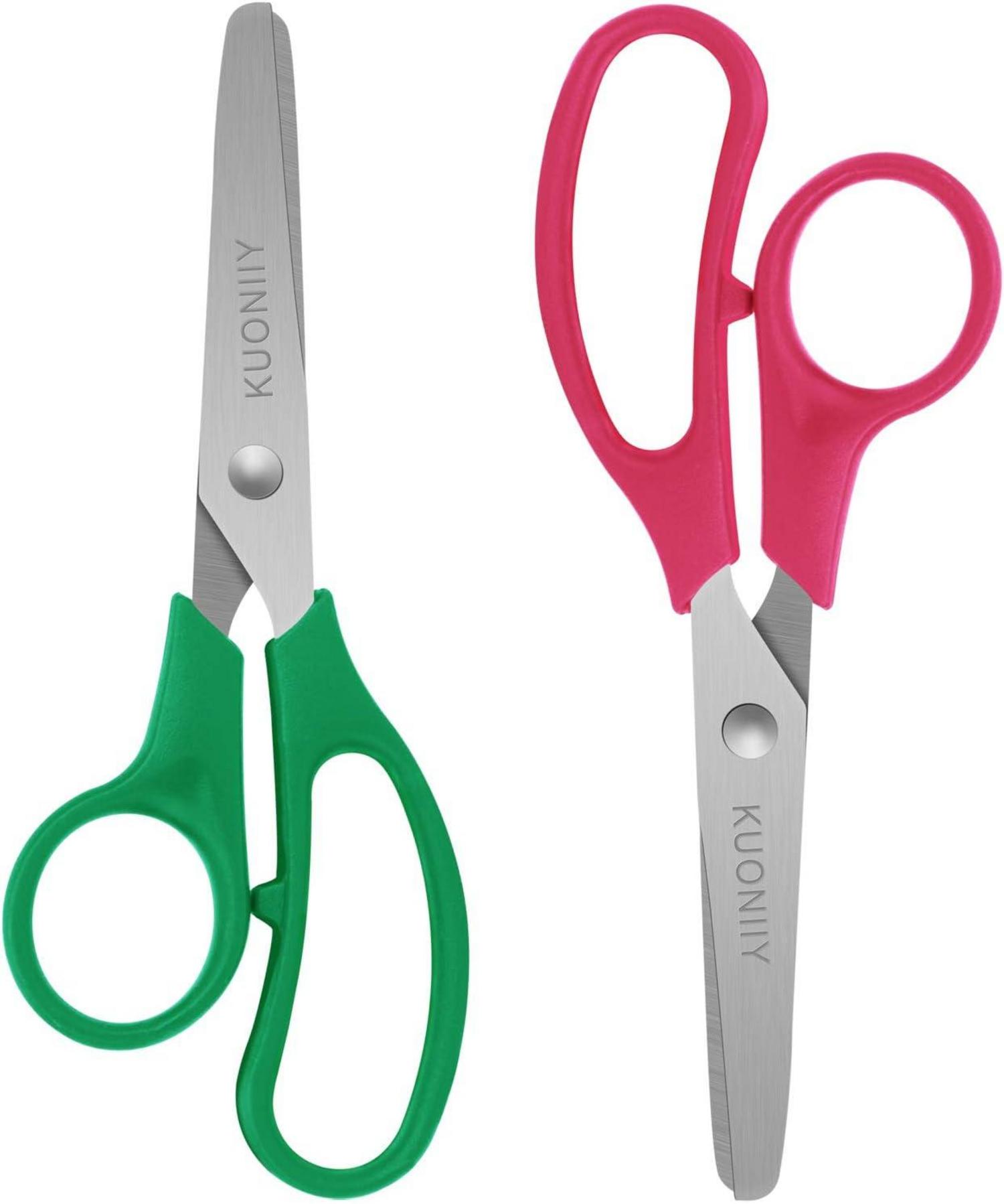 Kinderschere mit abgerundeter Edelstahl Spitze, 2er Pack