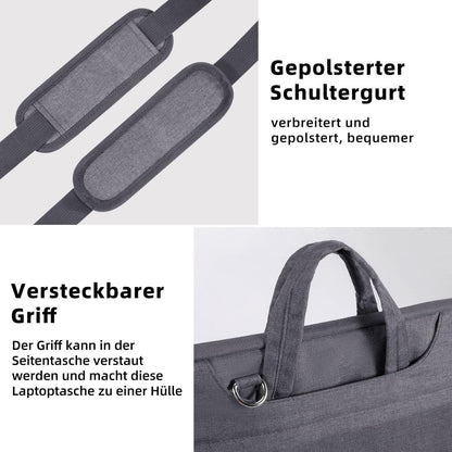 Voova Laptoptasche 17,3 Zoll Wasserdicht Stoßfest Damen