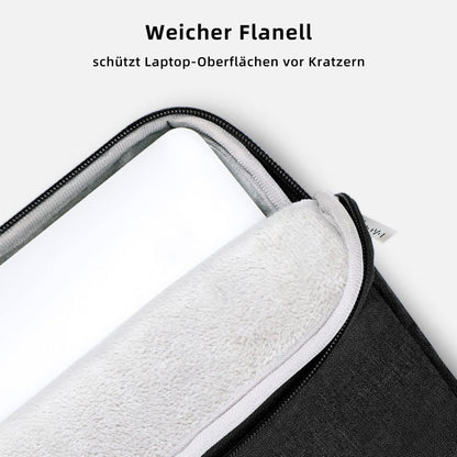 Voova Laptoptasche 15-16 Zoll Notebook Schwarz Leichte