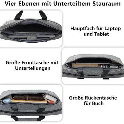 Voova Laptoptasche 14-16 Zoll, 30% mehr